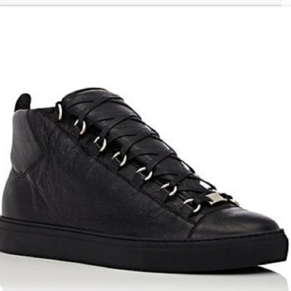 Balenciaga Leather mid-top sneakers